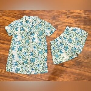 Anthropologie Plum Pretty Sugar cotton pajamas size 4/XS